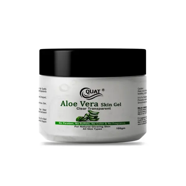 QUAT Aloe Vera Hydrating & Soothing Face Gel with Vitamin E for All Skin Types  (100 g)