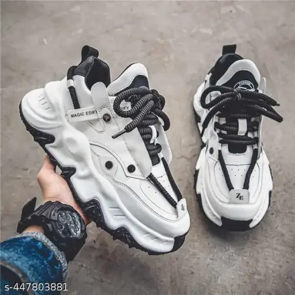 B&W Modern Attractive Men Casual Shoes
