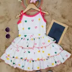 Trendy Flawsome Elegant Girls Frocks & Dresses Pink