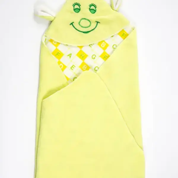 Baby Boys & Baby Girls Soft Fabric Winter Wear Baby Blanket Yellow