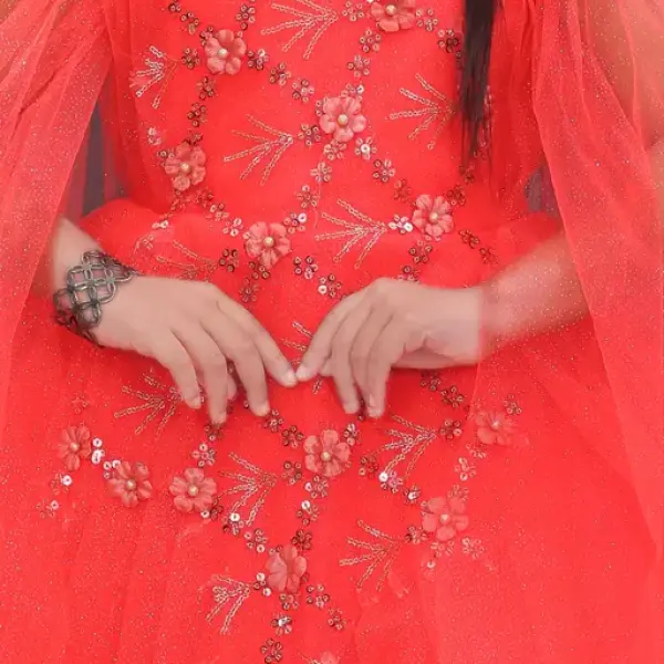 NEW FROCK||NEW DRESS Red