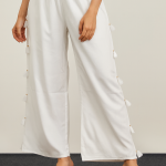 Women's Pure Cotton Chikankari Emrboidery Kurti With Pant