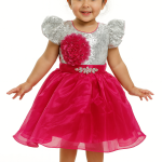 Girls Below Knee Party Dress