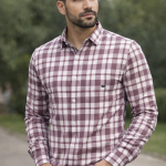 Premium Men's Stylish Checkered Shirt-Regular Fit