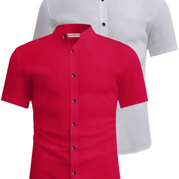 Slim Fit  Half Sleeves Men's Casual Shirt(Combo)