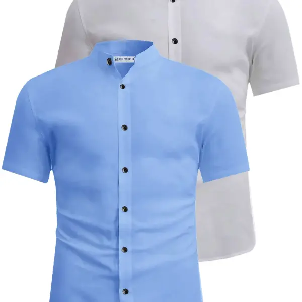 Slim Fit  Half Sleeves Men's Casual Shirt(Combo)
