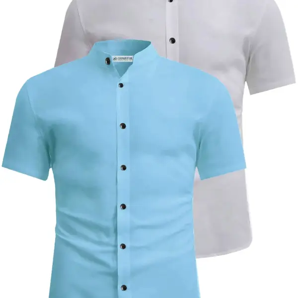 Slim Fit  Half Sleeves Men's Casual Shirt(Combo)