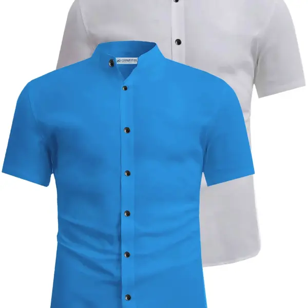 Slim Fit  Half Sleeves Men's Casual Shirt(Combo)