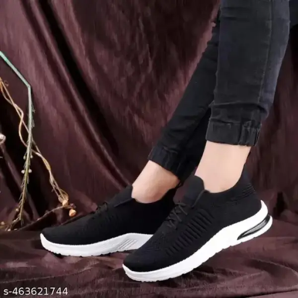 Black casual shoes for women