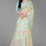 Premium Linen Cotton Stylish Saree
