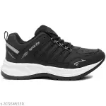 BL Cosco Black Sports Shoes