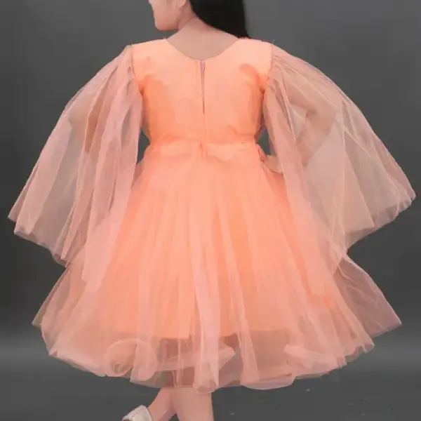 NEW FROCK||NEW DRESS Peach