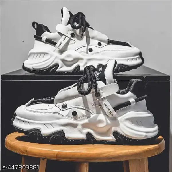 B&W Modern Attractive Men Casual Shoes