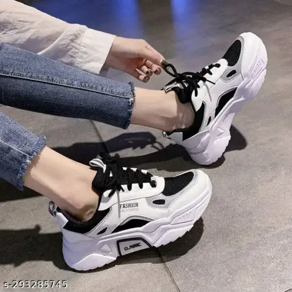 Women Casual Shoes black and white