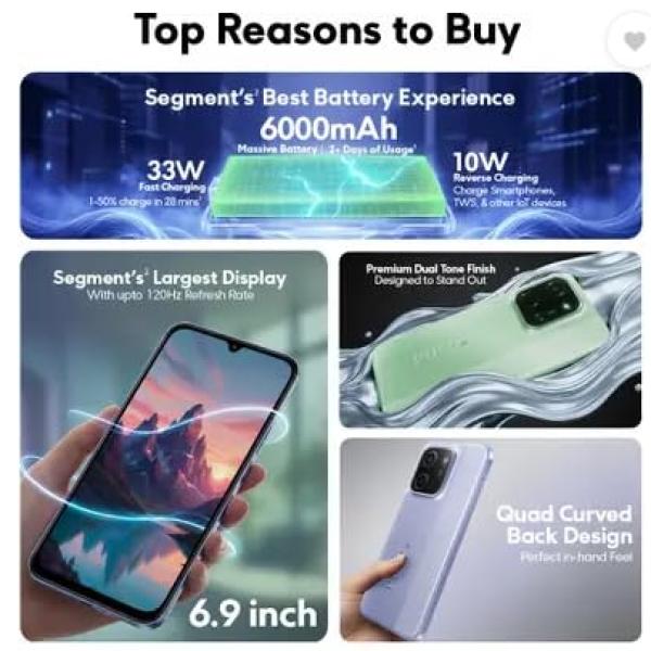 Poco C85 5G Power Black 6GB RAM 128GB ROM