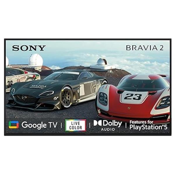 Sony 164 cm (65 inches) BRAVIA 2 4K Ultra HD Smart LED Google TV K-65S25B (Black)