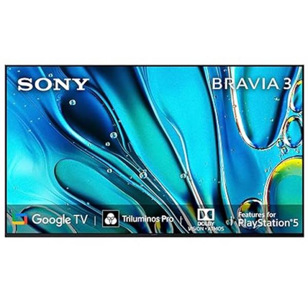 Sony BRAVIA 3 Series 139 cm (55 inches) 4K Ultra HD AI Smart LED Google TV K-55S30 (Black)