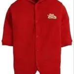 Baby Front Open Full Sleeves Sleepsuit Hooded with Foot Easy Dressing and Diapering Romper Set of 2
