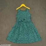 Trendy Girls Frocks & Dresses Sky Blue
