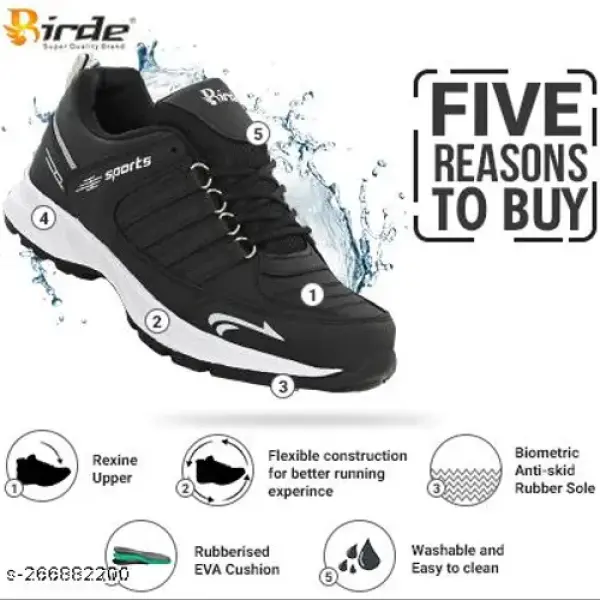 PU Stylish Comfortable Walking Wear Sports Shoe