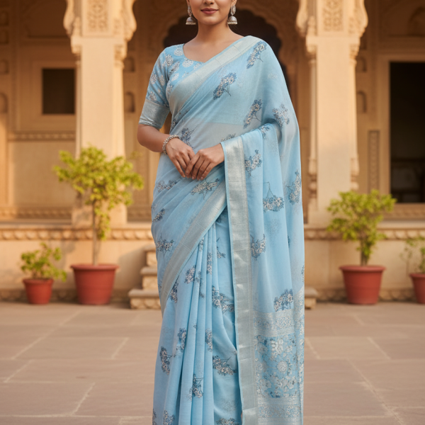 Exclusive Fancy Georgette Saree