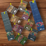 Printed Bollywood Linen, Cotton Linen Saree  (Multicolor)