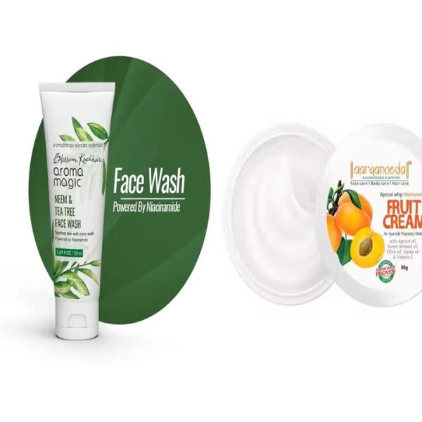 Face Wash & Body Lotion Combo