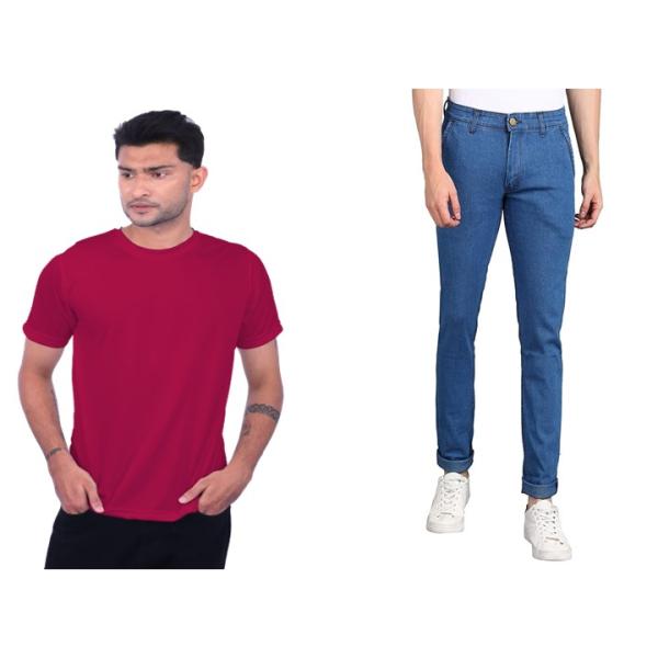 T- Shirt and Jeans (Combo)