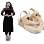 Kurti & ledies Heel Sandal ( combo )