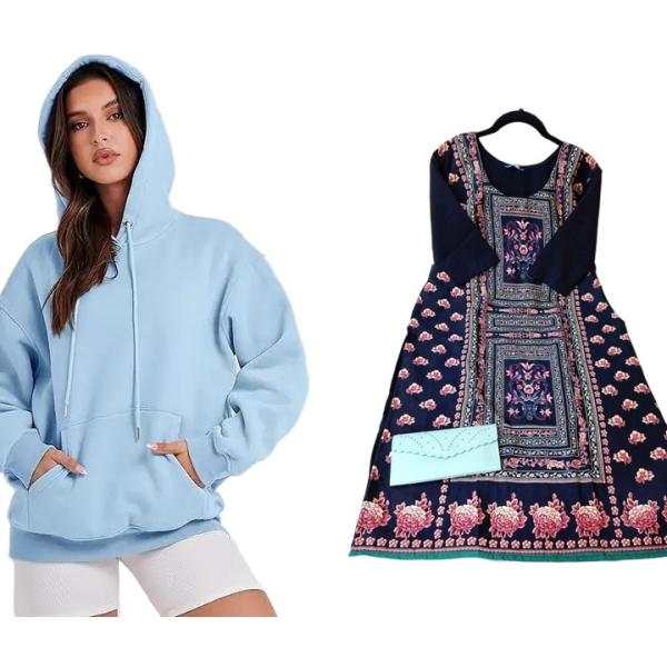 Women's Hoodie and Kurti Combo