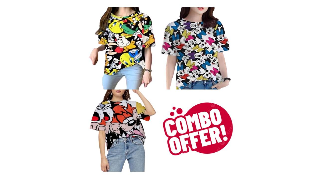GIRLS TRENDY TSHIRTS
