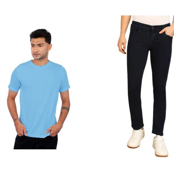 T- Shirt and Jeans (Combo)