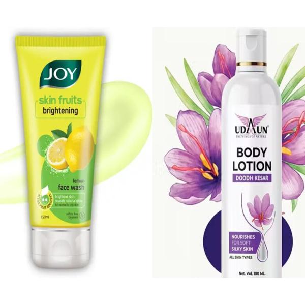 Face Wash & Body Lotion Combo