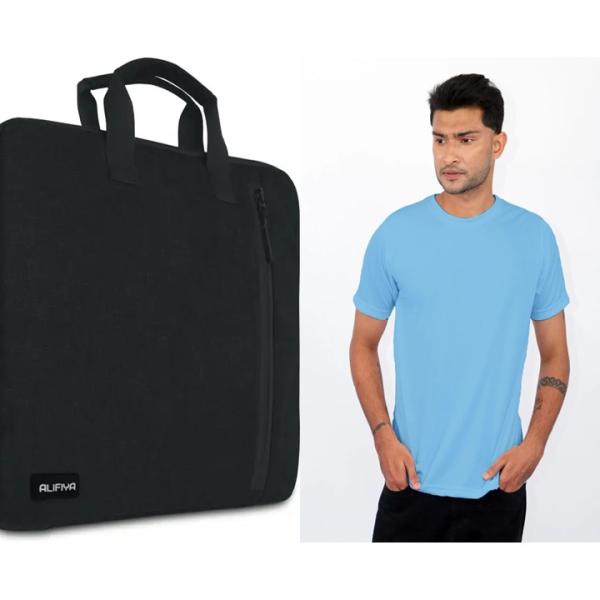 Laptop Bag & T-shirt (Combo)
