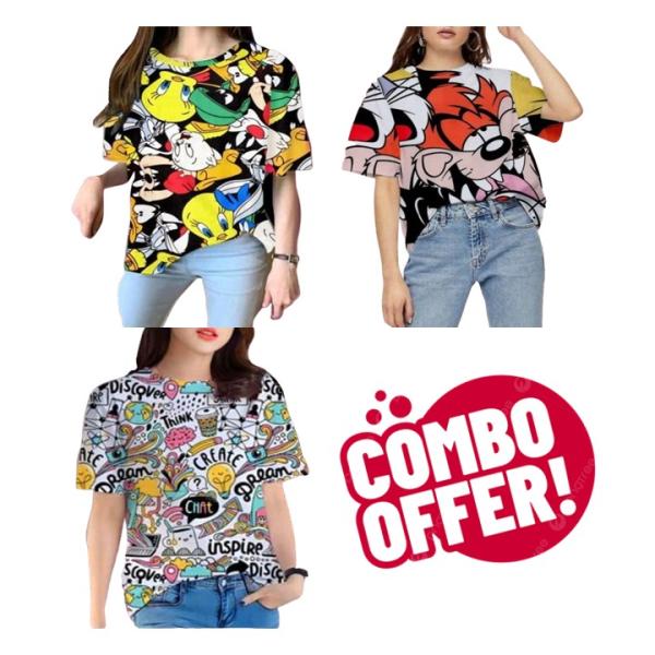 GIRLS TRENDY TSHIRTS