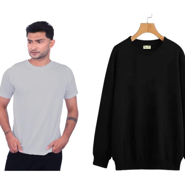 Men's Sweater t-Shirt Combo