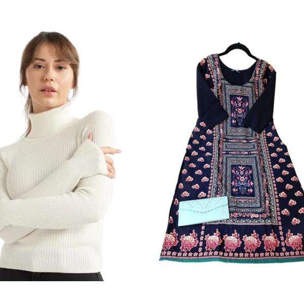 Women's Hoodie and Kurti Combo