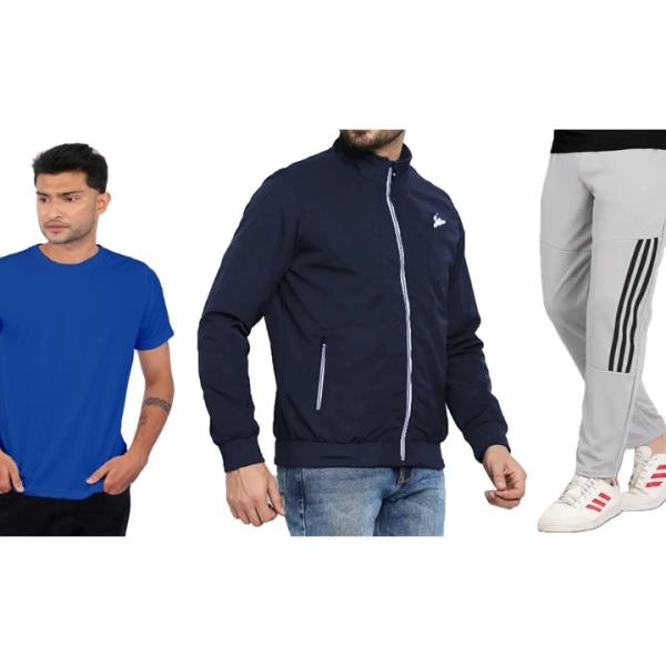 Tshirt, Jacket & Trackpant(Combo)