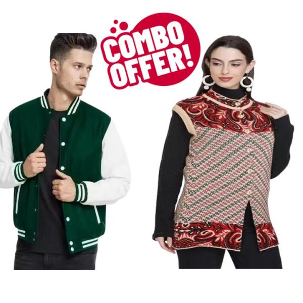 Combo Jacket And Sweater For Men And Women