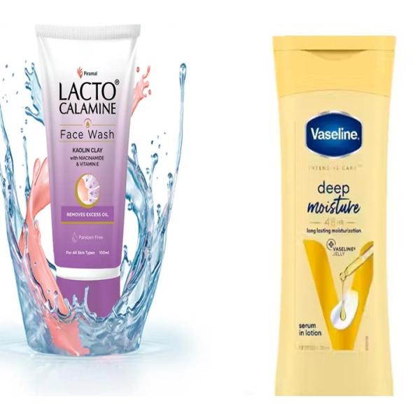 Face Wash & Body Lotion Combo