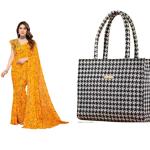 Saree and Bag (combo)