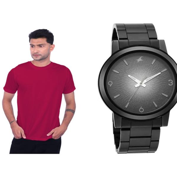 Tshirt & Men's Watch