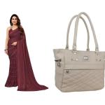 Saree and Bag (combo)