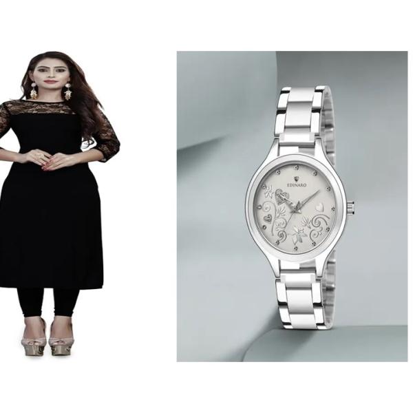 Kurti & ledies Watch ( combo )