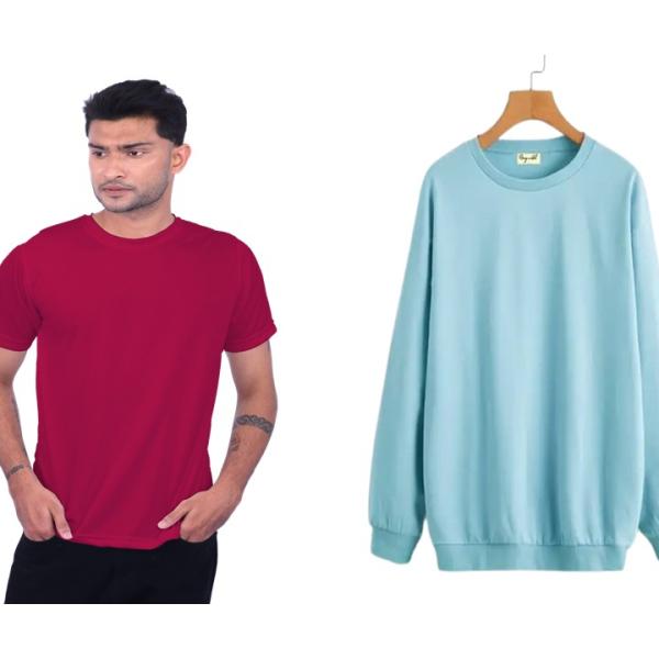 Men's Sweater t-Shirt Combo