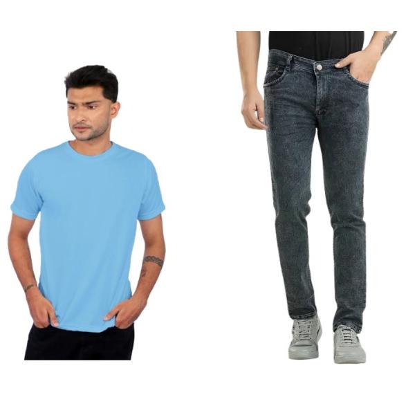 T- Shirt and Jeans (Combo)