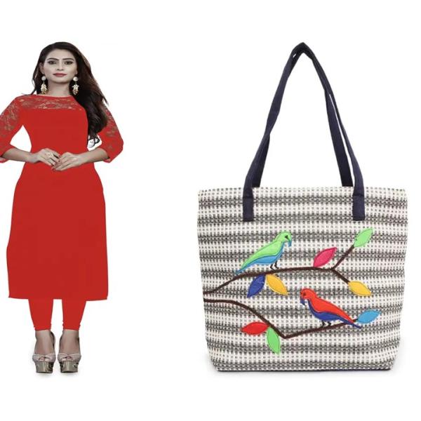 Kurti and Bag (combo)