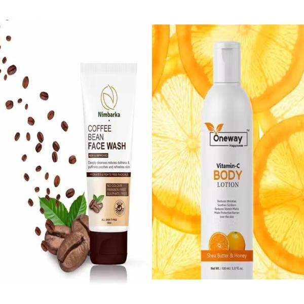 Face Wash & Body Lotion Combo