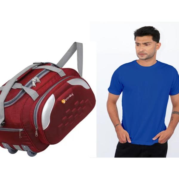 Duffle Bag & T-shirt (Combo)