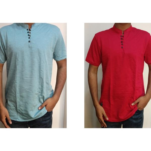 Men's Half Sleeve Plain T-Shirt
